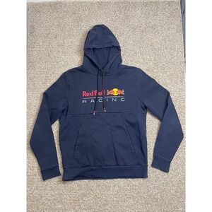 Red Bull Racing F1 Pull Over Hooded Sweatshirt Navy Size S
